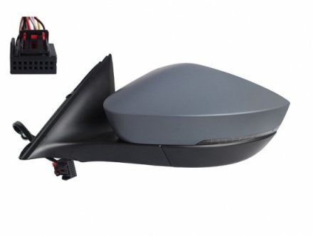 Acessar a peça Espelho esquerdo elétrico, aquecido, dobrável, preparado + indicador