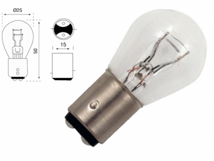 Acessar a peça Conjunto de 10 lâmpadas P21/5W 12V (blister)