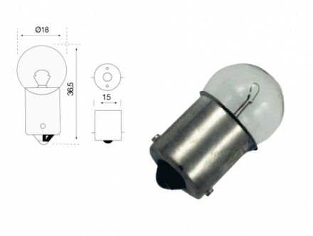 Acessar a peça Conjunto de 10 lâmpadas R10W 12V (blister)