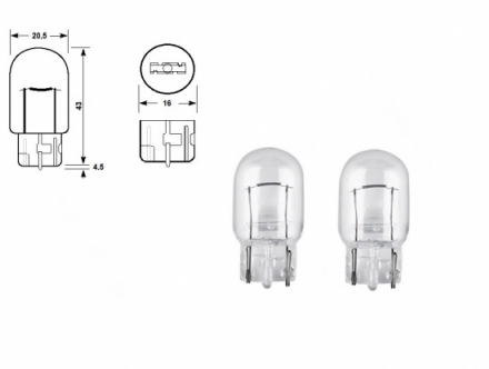 Acessar a peça Conjunto de 10 lâmpadas C5W 12V (blister)
