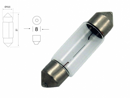 Acessar a peça Conjunto de 10 lâmpadas C5W 24V (blister)