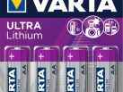 Acessar a peça Conjunto de 4 pilhas Varta LR06 AA Ultra Lithium