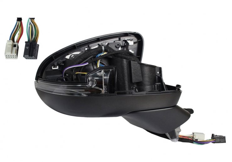 Acessar a peça Corpo retrovisor direito, elétrico, aquecido + pisca + memória