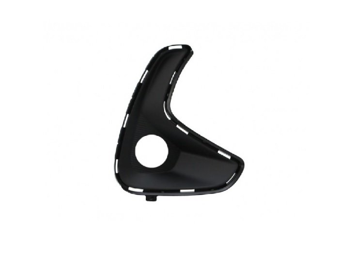 Acessar a peça Grelha preta direita do para choques frente + orifício de nevoeiro