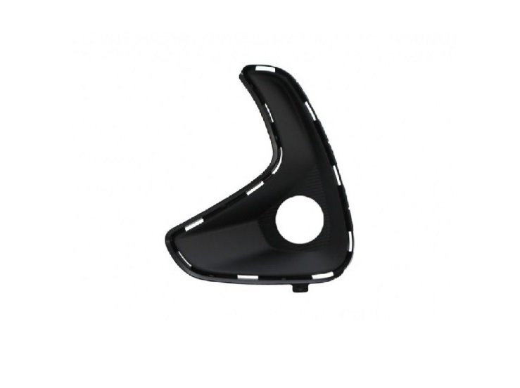 Acessar a peça Grelha preta esquerda do para choques frente + orifício de nevoeiro