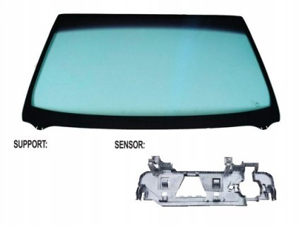 Acessar a peça Para-brisas verde controlo solar serigrafia câmara sensor chuva friso inf câmara janela