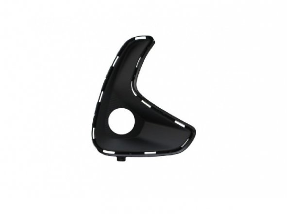 Acessar a peça Grelha preta direita do para choques frente + orifício de nevoeiro