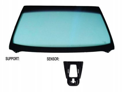 Acessar a peça Para-brisas verde serigrafia sensor chuva/luz friso superior/inferior janela