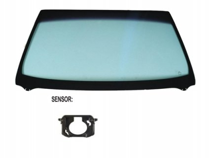 Acessar a peça Para-brisas verde serigrafiadosensor chuva/luz friso inferior janela/descapôtable 3/5ptas