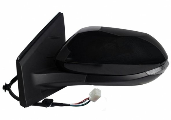 Acessar a peça Espelho retrovisor elétrico esquerdo, convexo, aquecido, preparado, rebatível, com indicador, LED, side (5 portas) (8 pinos)