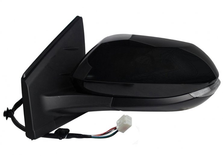 Acessar a peça Espelho retrovisor elétrico esquerdo, convexo, aquecido, preparado, rebatível, com indicador, LED, side (5 portas) (8 pinos)