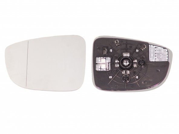 Acessar a peça Vidro + suporte do espelho retrovisor esquerdo asférico e térmico Acessar a peça Vidro + suporte do espelho retrovisor esquerdo asférico e térmico