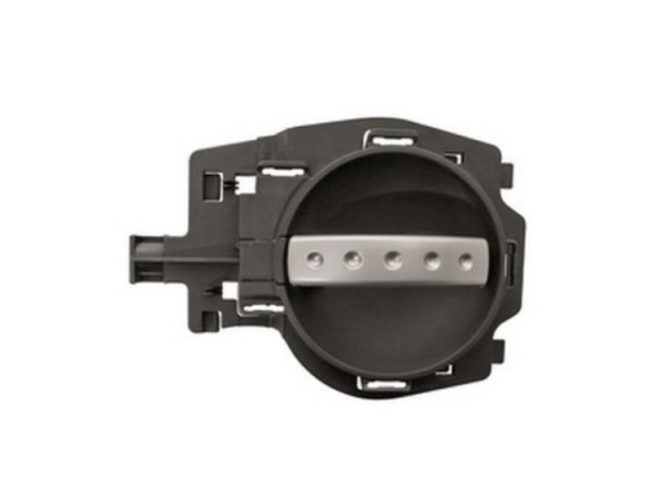 Acessar a peça Pega interior esquerda frente/traseira com alavanca prateada e base preta