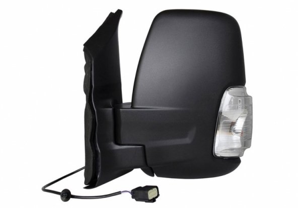 Acessar a peça Retrovisor esquerdo elétrico, térmico, rebatível + Side + pisca laranja [Curto]