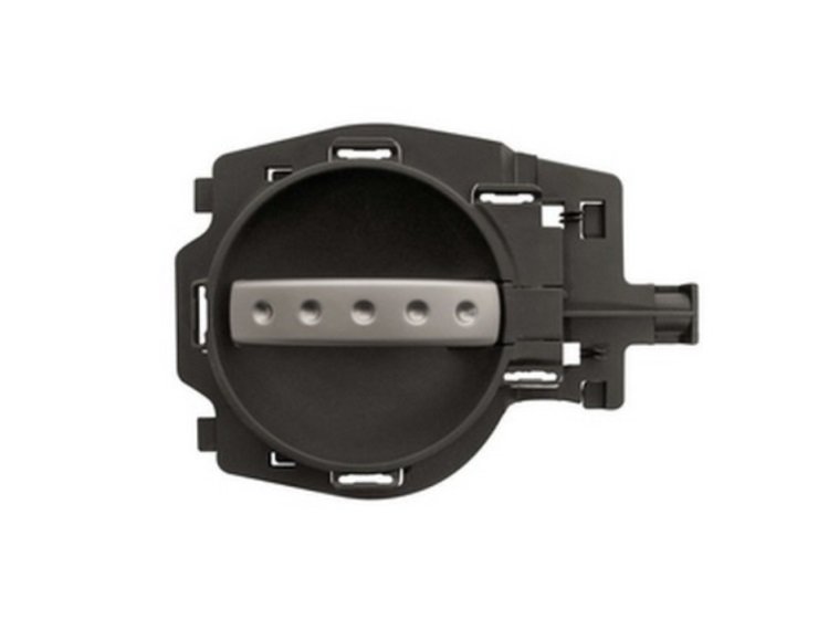 Acessar a peça Pega interior direita frente/traseira com alavanca prata e base preta