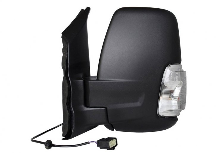 Acessar a peça Retrovisor esquerdo elétrico, térmico, rebatível + Side + pisca laranja [Curto]