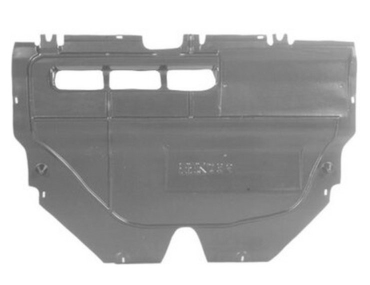 Acessar a peça Proteção sob o motor central