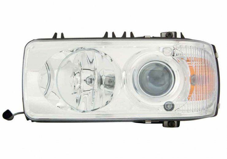 Farol direito manual e elétrico D2S + H1 (Xenon - 24V) pour DAF XF 105  pour DAF XF 105