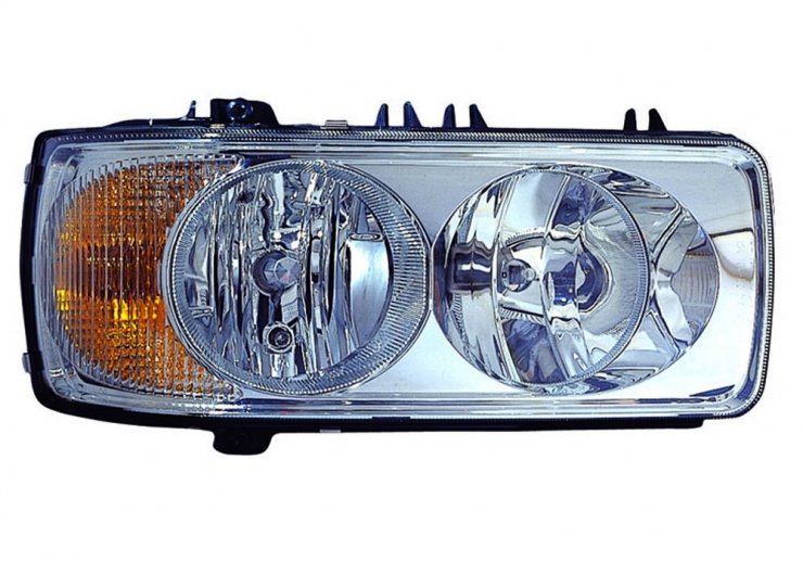 Acessar a peça Farol dianteiro direito manual e elétrico H1 + H7 (24V)