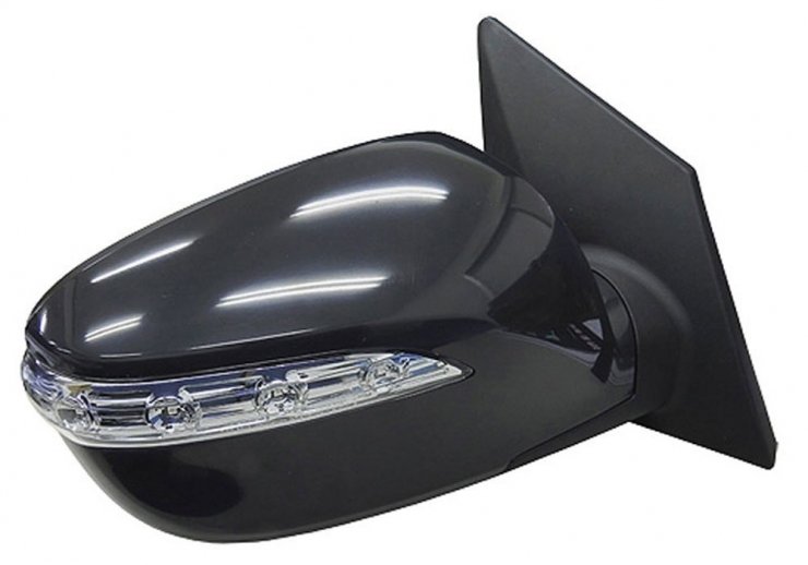 Espelho direito elétrico, aquecido, preto brilhante, preparado + pisca pour HYUNDAI IX35   pour HYUNDAI IX35