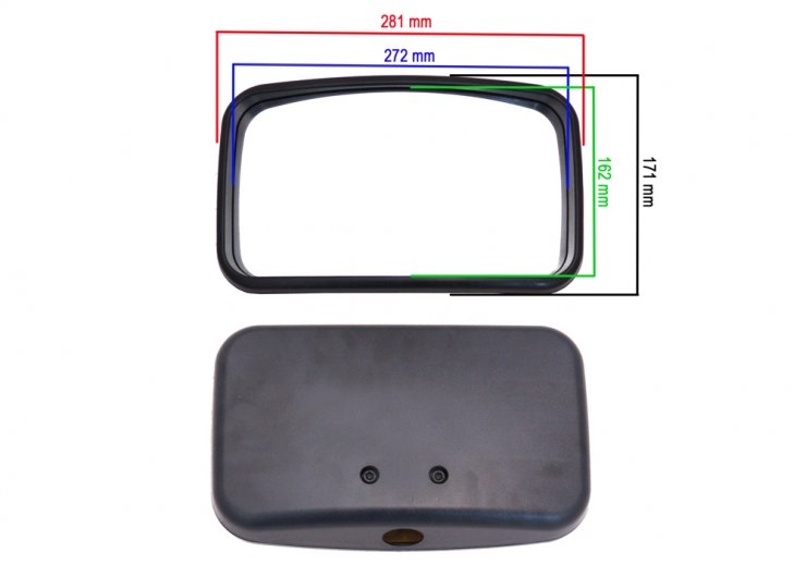 Espelho retrovisor direito, manual, convexo (Classe V) pour VOLVO FM 7  pour VOLVO FM 7
