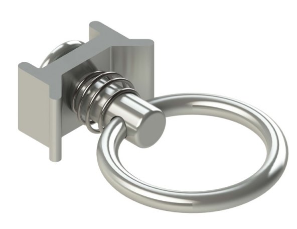 Acessar a peça Terminal fecho p/perfil aeronáutico simples c/anel