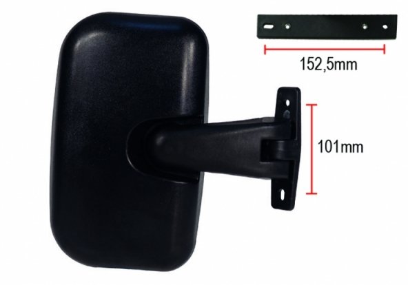 Acessar a peça Espelho retrovisor exterior convexo reversível (Classe V) Acessar a peça Espelho retrovisor exterior convexo reversível (Classe V)