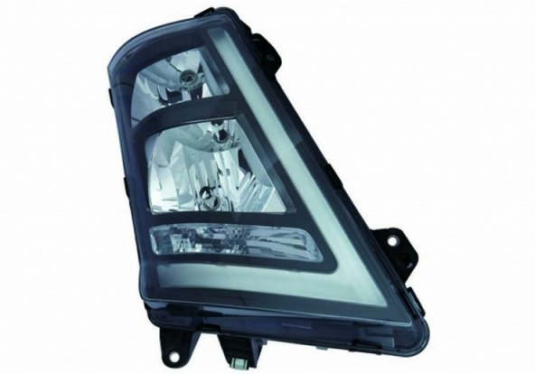 Acessar a peça Farol elétrico esquerdo preto LED H1 + H7 (motor)