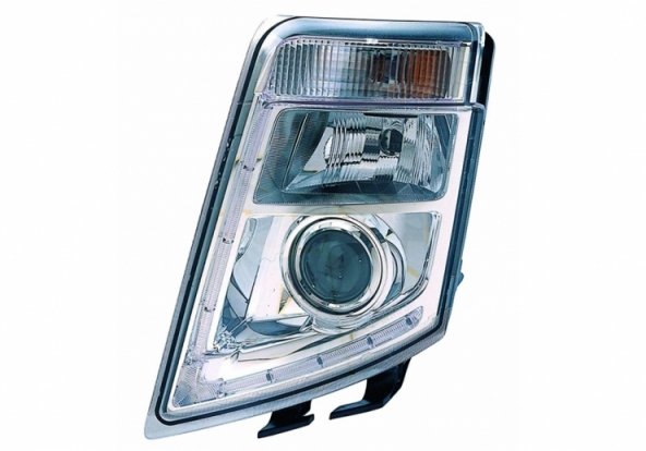 Acessar a peça Farol manual do lado esquerdo com farol de circulação diurna H7 + H7 LED