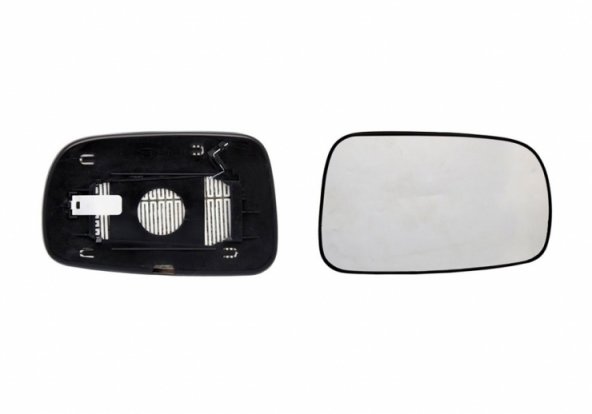 Acessar a peça Vidro + suporte convexo direito