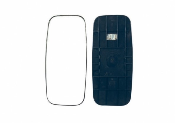 Acessar a peça Vidro + suporte reversível, convexo, térmico, 24V (Classe II)