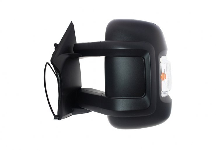 Espelho retrovisor elétrico, esquerdo, convexo, aquecido, com indicador de direção (16W), sensor (10 pinos) (médio)
