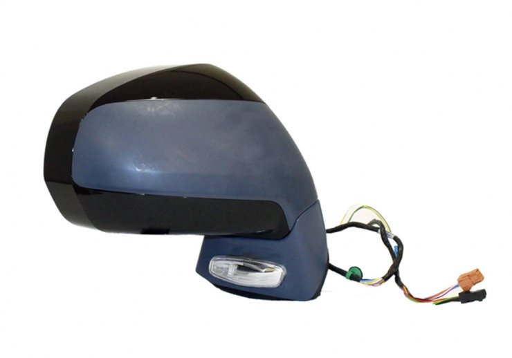 Retrovisor direito elétrico aquecido, rebatível, memória preparada + piloto + cortesia + sonda pour CITROEN C4 PICASSO  pour CITROEN C4 PICASSO