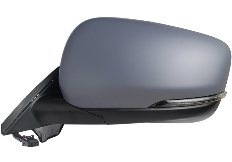 Espelho retrovisor elétrico esquerdo, asférico, preparado, com indicador, rebatível, side e com LED (10 pinos)  pour NISSAN TOWNSTAR  pour NISSAN TOWNSTAR