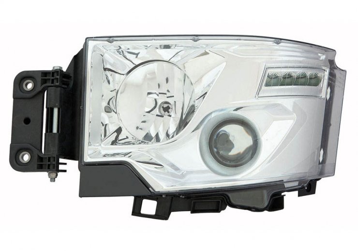 Acessar a peça Farol esquerdo manual e elétrico LED H1 + H7