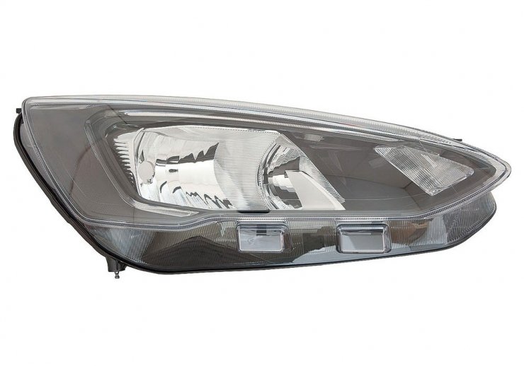 Acessar a peça Farol elétrico direito H1 + H7 LED preto (motor)