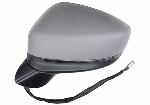 Acessar a peça Espelho retrovisor elétrico esquerdo, asférico, aquecido, preparado, rebatível, com pisca-pisca LED (8 pinos)