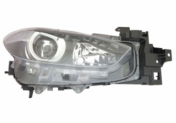 Acessar a peça Farol elétrico direito preto H11 + H15 (motor)