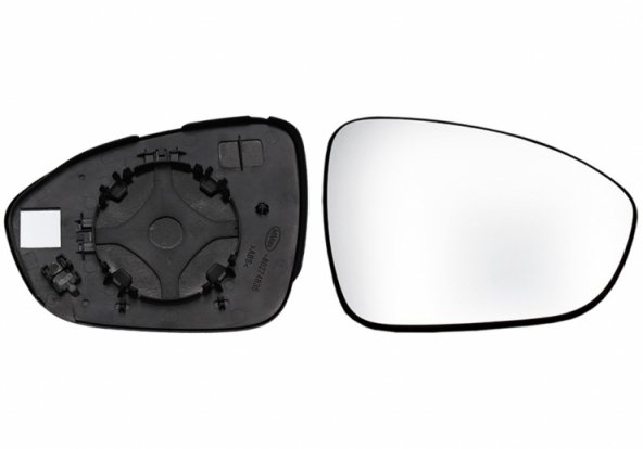 Acessar a peça Vidro + suporte convexo direito