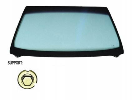Acessar a peça Para-brisas verde controlo solar serigrafia base espelho janela
