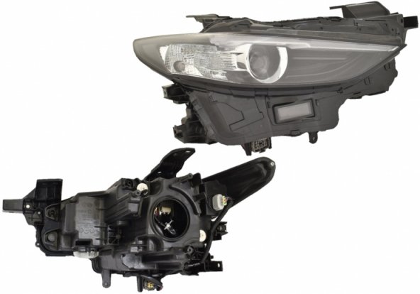 Acessar a peça Farol LED elétrico direito (motor)