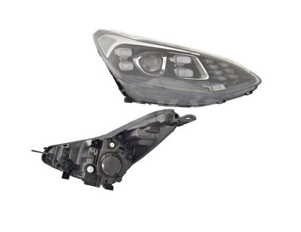 Acessar a peça Farol elétrico LED direito com farol diurna