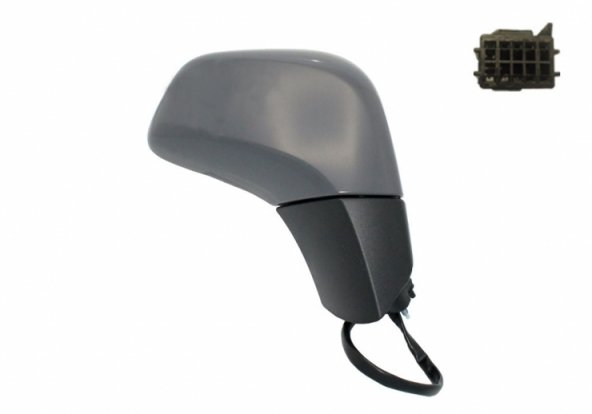 Acessar a peça Espelho retrovisor elétrico direito, asférico, aquecido, com preparado, base preta, rebatível (7 pinos)