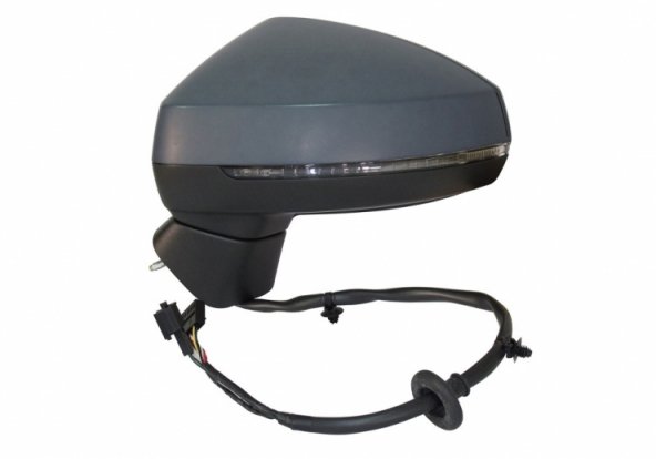 Acessar a peça Espelho retrovisor elétrico esquerdo, asférico, aquecido, preparado, rebatível, com indicador, com side (12 pinos)