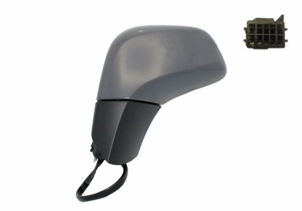 Acessar a peça Espelho retrovisor elétrico esquerdo, asférico, aquecido, com preparado, base preta, rebatível (7 pinos)