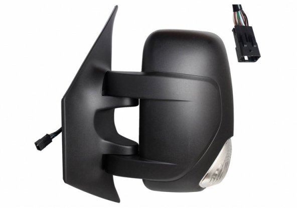 Acessar a peça Espelho retrovisor elétrico esquerdo, convexo, aquecido, com indicador e side (9 pinos)