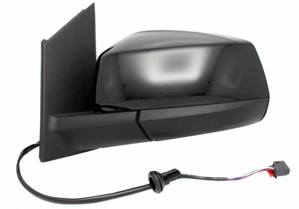 Acessar a peça Espelho retrovisor elétrico esquerdo, convexo, aquecido, preto brilhante (5 pinos)