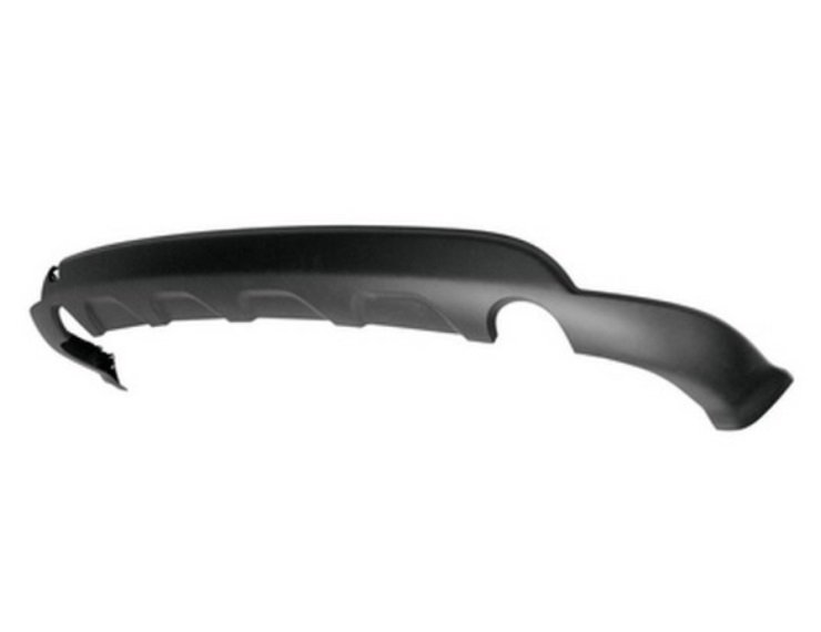 Acessar a peça Para choques inferior traseiro preto (escape direito e esquerdo)