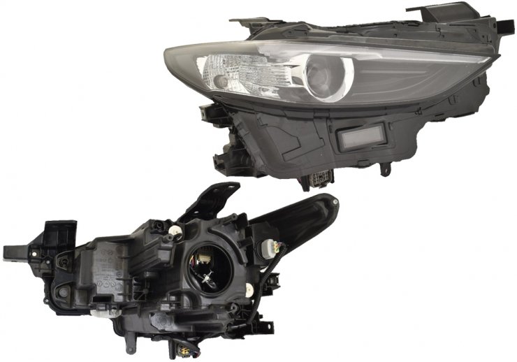 Acessar a peça Farol LED elétrico direito (motor)