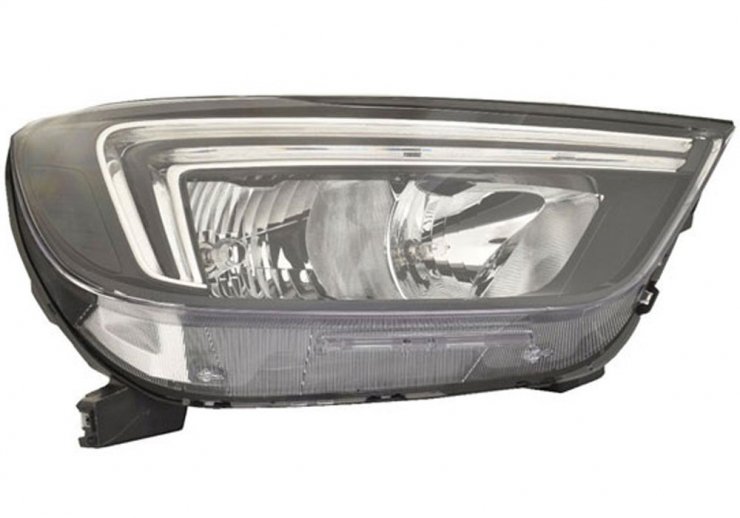 Acessar a peça Farol elétrico direito H7 + HB3 LED (motor)